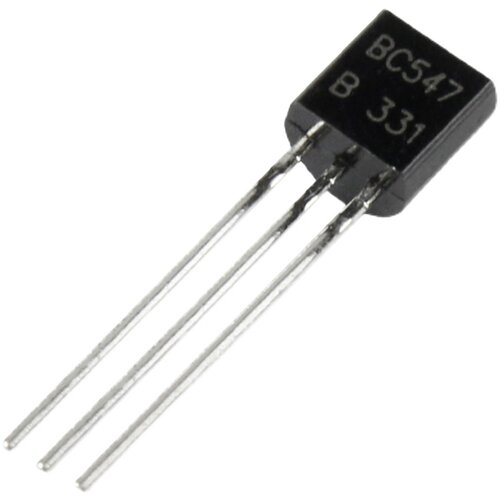 直插三极管BC547B TO-92 45V 0.1A 小功率晶体管功放对管BC547