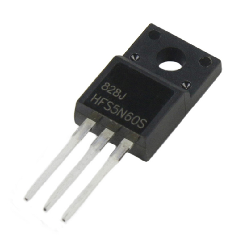 5N60场效应管 直插TO-220 MOS管 5A 600V N沟道 MOSFET HFS5N60S