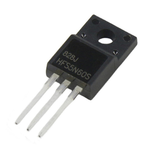 5N60场效应管 直插TO-220 MOS管 5A 600V N沟道 MOSFET HFS5N60S