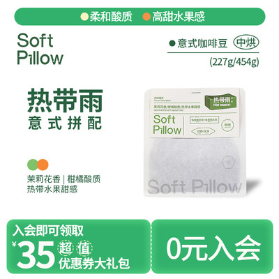 SOFTPILLOW中烘耶加雪菲咖啡豆