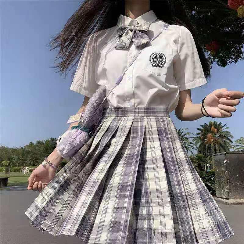 温柔一刀jk制服全套百褶裙日系格