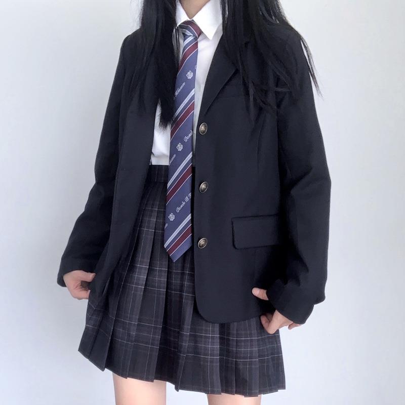 空栗鼠丸原创正统三粒扣西装