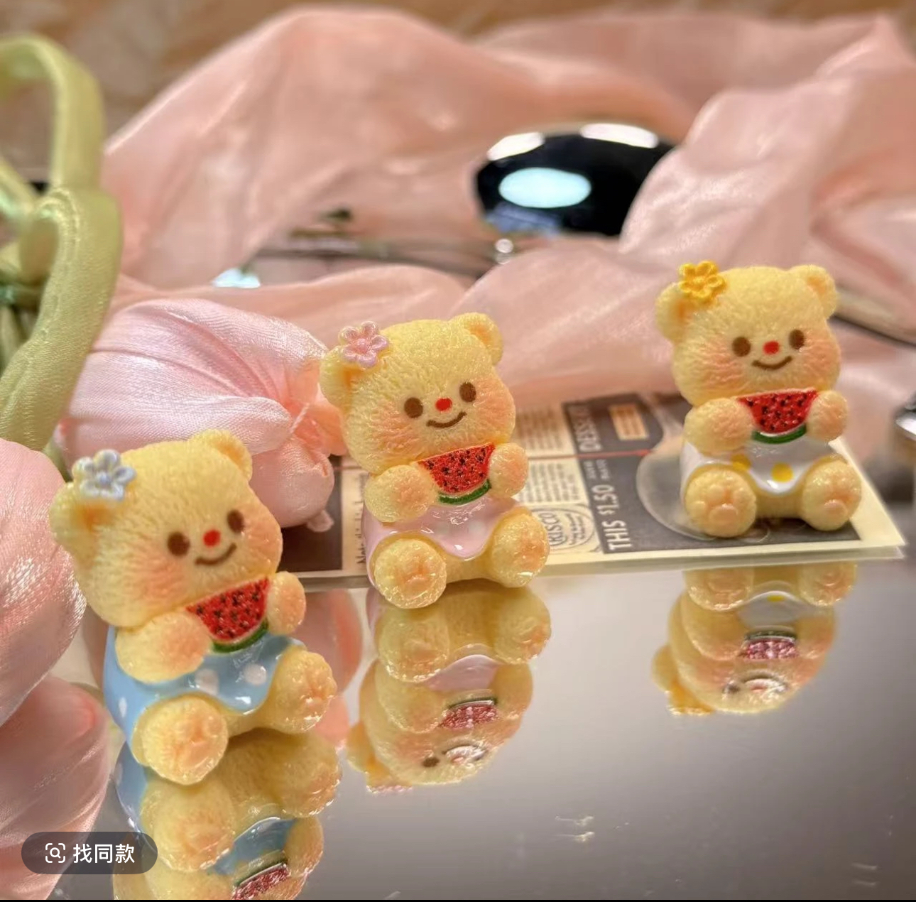 6月1期定制直播同价仿真微缩食玩摆件diy手工饰品树脂配件材料