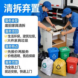 香港上门清拆弃置各类废旧家具衣柜茶几桌椅代扔服务