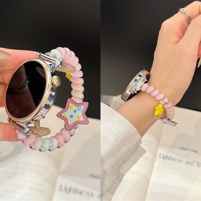 娅妃儿gt5电话线发圈弹力表带GT4