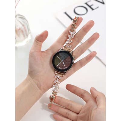 galaxys6表带gearS3镶钻小香风