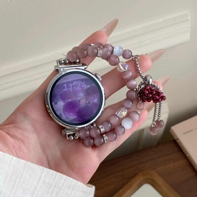 娅妃儿Pace3表带猫眼石串珠手链