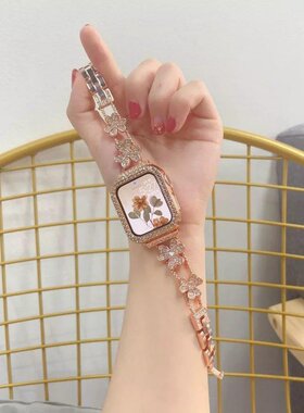 applewatch三叶草镶钻Ultra腕带