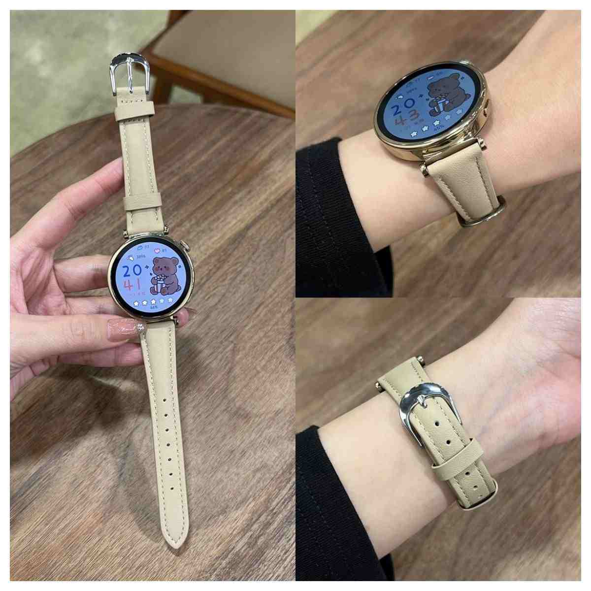 娅妃儿Pace3手表柔软真皮质表带