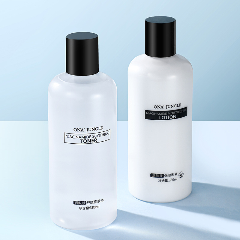 新款推荐烟酰胺舒缓爽肤水乳液水乳套装补水保湿滋润精华水380ml