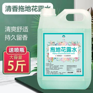 大桶装拖地花露水清香型持久留香地板专用清洁液剂家用洗衣服
