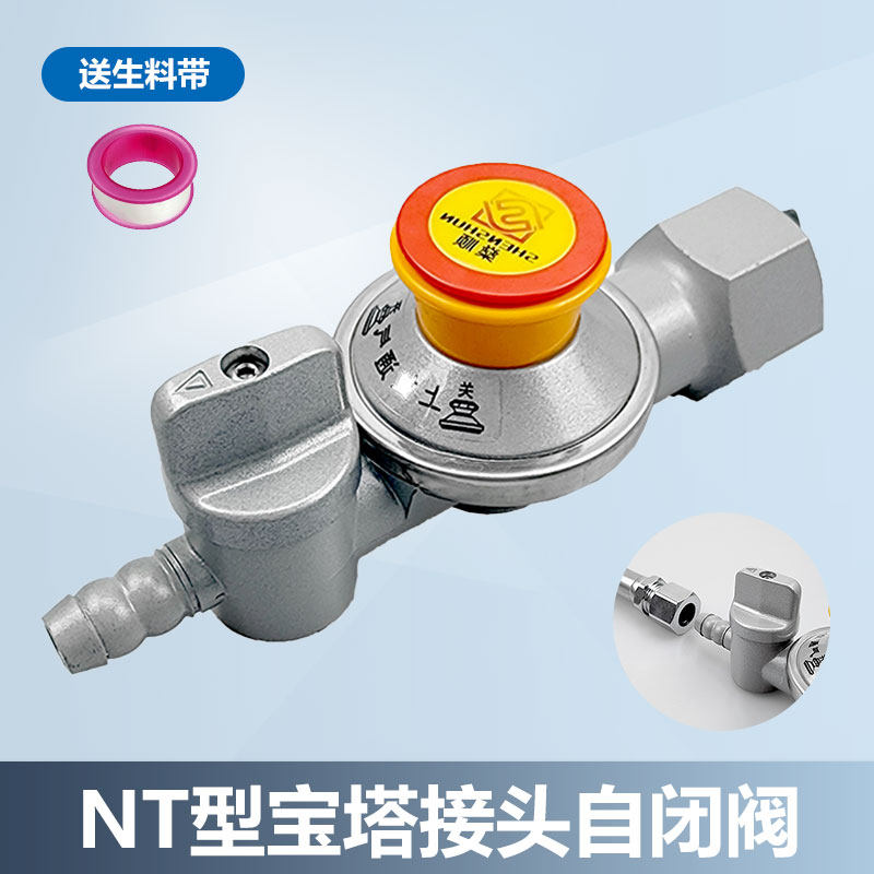 家用天然气燃气管道泄漏超压欠压安全自闭阀DN15漏气保护阀门4分