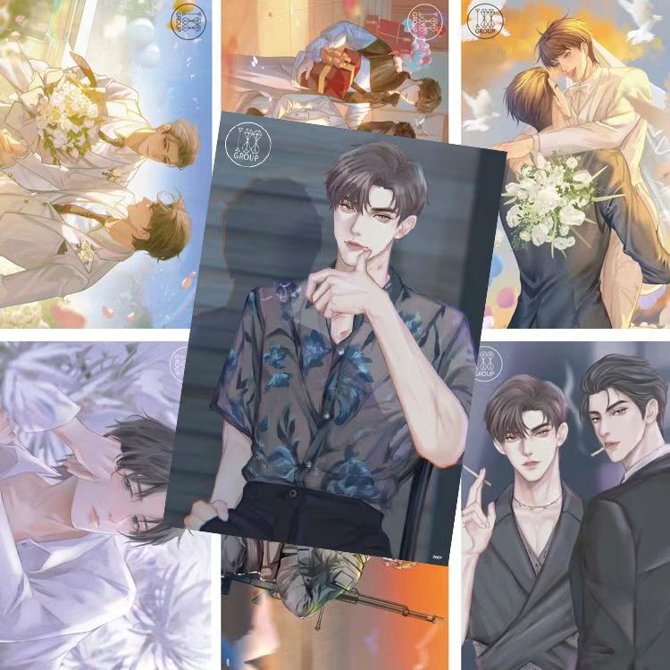 188男团海报二次元简隋英简哥李玉邵群赵锦辛原耽周边宿舍墙贴