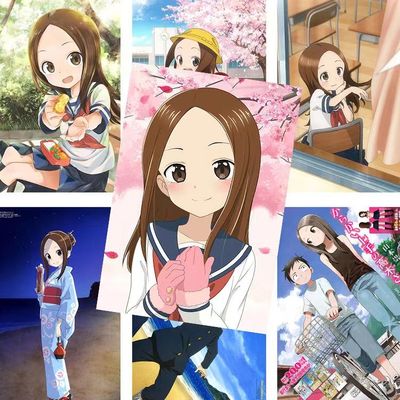 擅长捉弄的高木同学海报高木西片动漫周边宿舍墙贴高清壁画墙纸