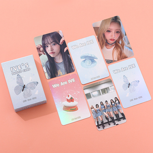 ive小卡金秋天李瑞安宥真直井怜张元英周边专辑拍立得盒装lomo卡