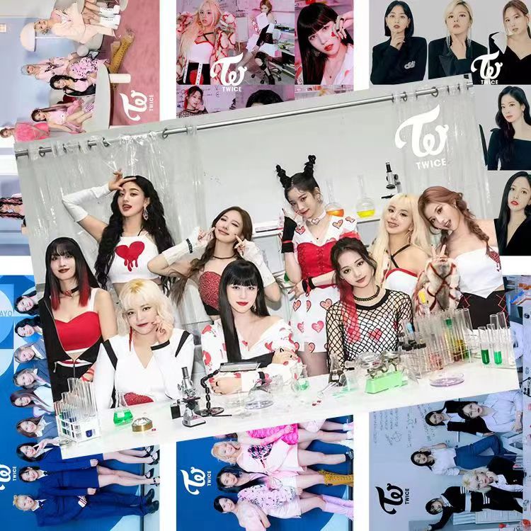 twice海报俞定延平井桃朴志效周子瑜林娜琏周边房间壁纸宿舍壁画
