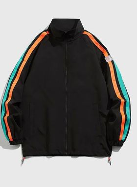 Men's baseball jersey sports cardigan 男士宽松棒球服运动开衫