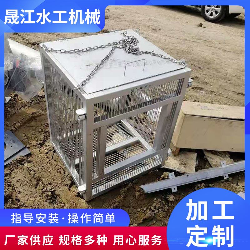 提篮格栅不锈钢提篮格栅手动电动全自动一体污水处理过滤吊篮格栅