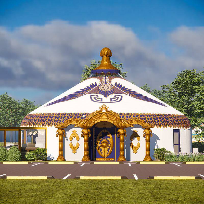 大型户外蒙古包帐篷农家乐餐饮景区民宿烤全羊毡房星空馒头屋