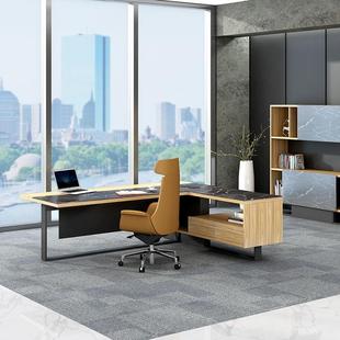 简约现代老板桌柜经理具主管桌办总桌子公室裁经理室整KOBE-BT/套