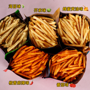 滇二娃农科院原切土豆条脆生生蜂蜜黄油味薯条解馋零食年货大礼包