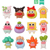 饰扣 适配Crocs 蔬菜香肠嘴怪兽 花鞋 扣装 Cross配件洞洞鞋 配饰鞋