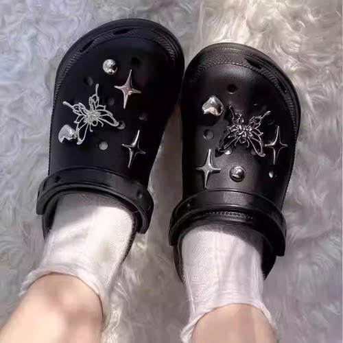 适配Crocs洞洞鞋配饰电镀组合