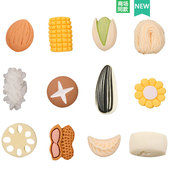 Cross配件洞洞鞋 饰扣 配饰鞋 扣装 食玩大米瓜子玉米 花鞋 适配Crocs