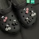Cross配件洞洞鞋 饰扣 配饰鞋 扣装 仿真水晶亮闪樱桃 花鞋 适配Crocs