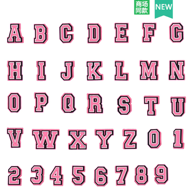 Crocs洞洞鞋配饰英文字母鞋花