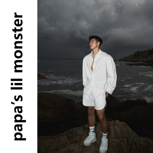 PAPASLILMONSTER【原创】夏季休闲度假风衬衫男 美式简约细格衬衣