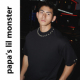 T恤夏季 lil monster休闲男士 圆领纯色珍珠柳钉小众设计感上衣