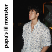 monster美式 蝴蝶印花宽松短袖 衬衫 lil 时髦夏季 立体流苏原创衬衣