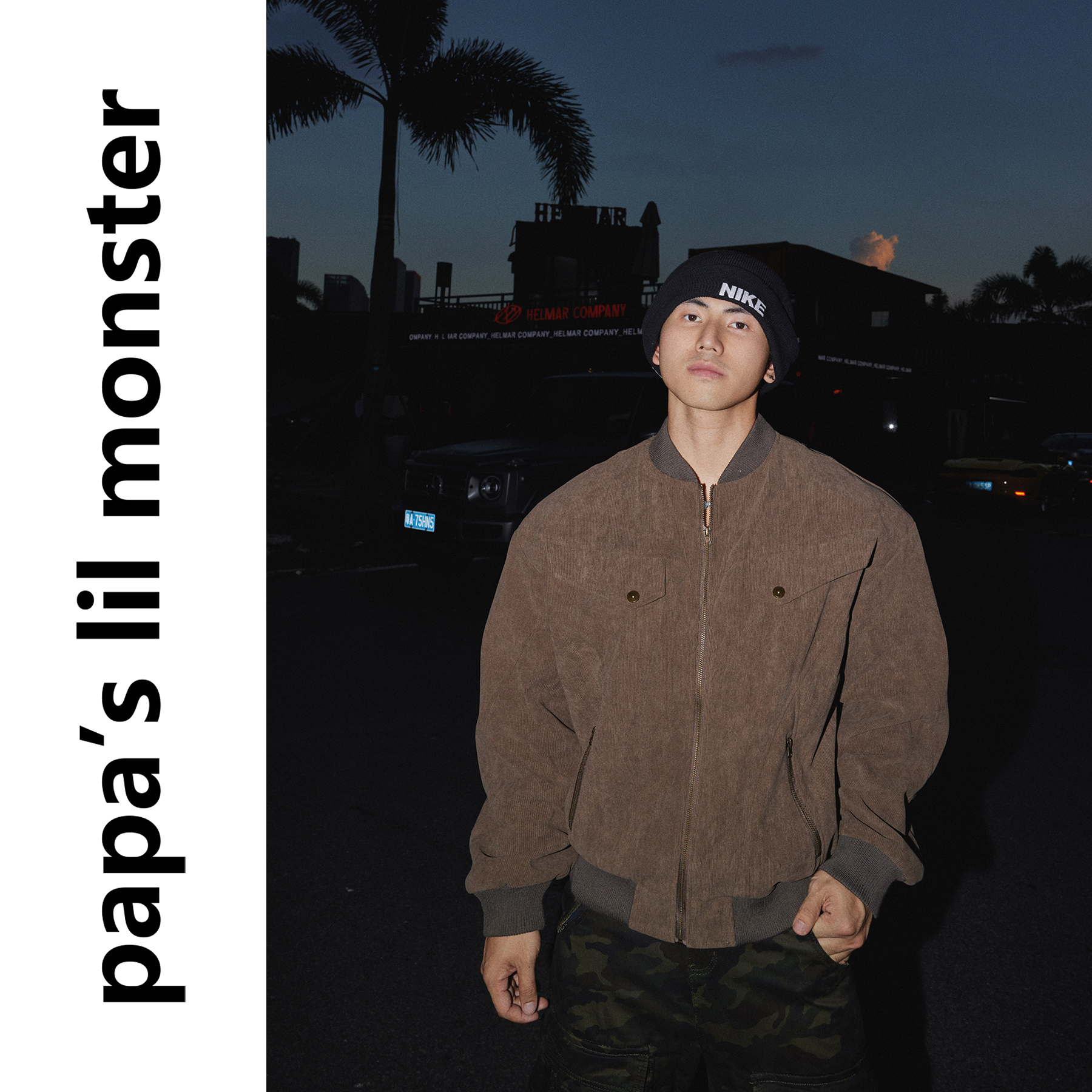 PAPASLILMONSTER【灯芯绒】美式复古工装重磅夹克痞帅做旧外套