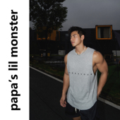 lil 饰热烫印花 运动休闲背心男金属装 monster夏季 洛杉矶街头美式