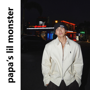 新钱风夹克基础款 美式 质感外套男 拉夫系奢感 Papaslilmonster