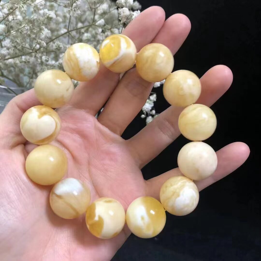 【直播间链接】【小袁蜜蜡】天然琥珀蜜蜡原矿手串项链吊坠