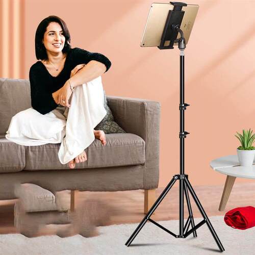Adjustable Tablet Tripod Floor Stand Holder for 4-13 iPad