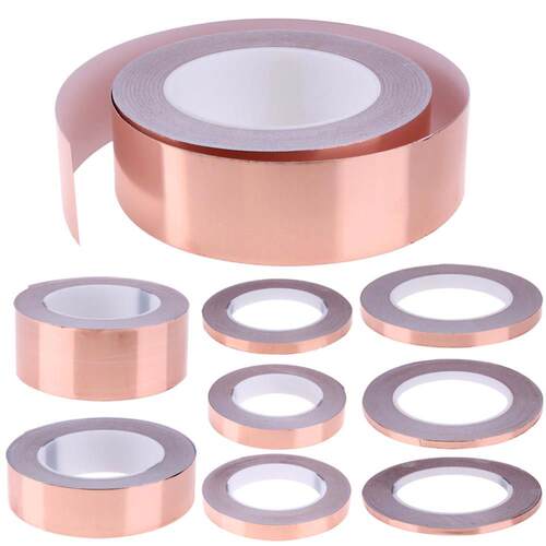 20M 25M Copper Tape Snail Adhesive EMI Shielding Conductive