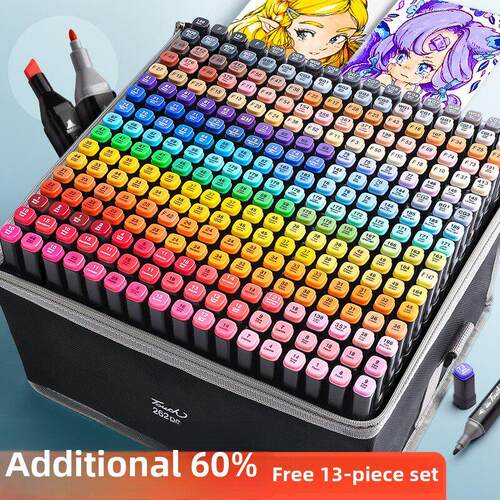 Marker pen 100 color suit animation cartoon 48 color touch a