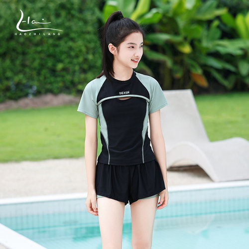昊之浪少女分体泳衣款式新颖游泳