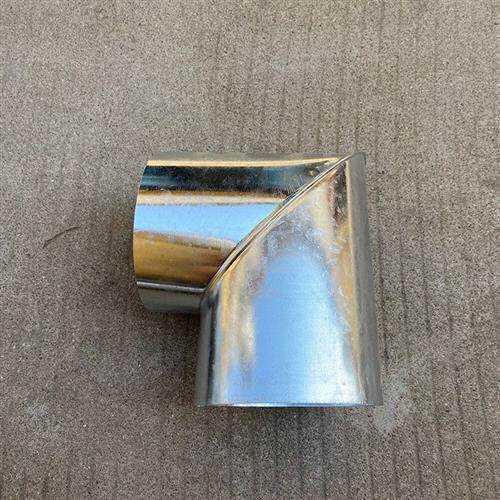 大口径白铁皮烟囱排烟管家用加厚排烟管炉筒子手工弯头拐脖