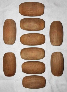 顶针木疙瘩手工顶针轱辘子顶针木轱辘轱轳子老式顶针木轱辘子