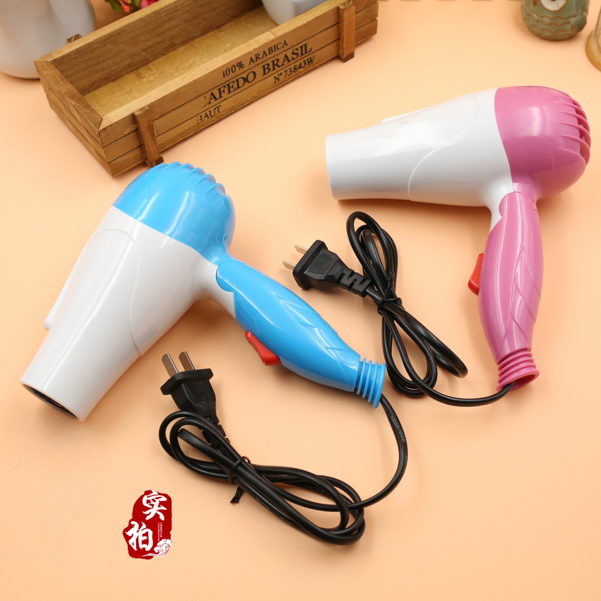 跨境批发可折叠便携式吹风机冷热三档电吹风小家电家用电器批发