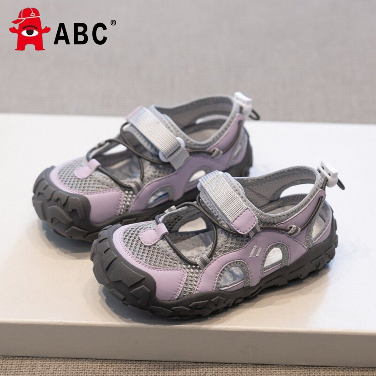 ABC女童夏季透气运动凉鞋图片