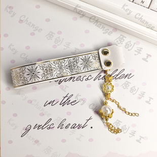 原创可定制巴洛克白金男女款WOOTING键盘飘带蜜蜂迈丛狼蛛60通用