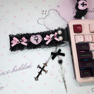 原创键盘飘带定制wooting醉鹿迈丛键盘飘带狼蛛美加狮ace6068通用