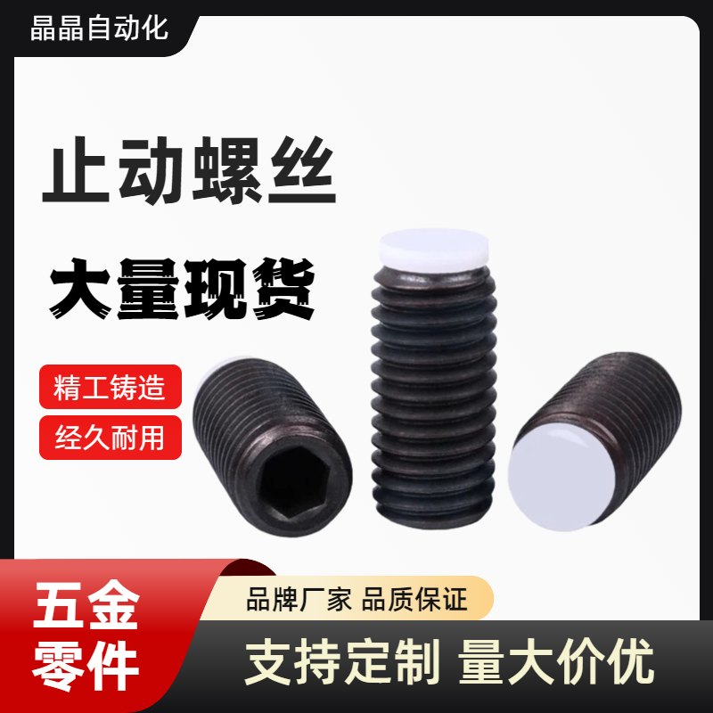 SBPP6/8-8/10/12/16/20/25/30 内六角止动螺丝 聚缩醛软质型