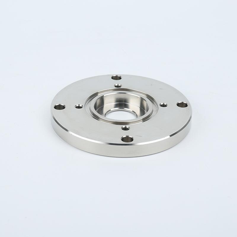 cnc加和数6控86059车床加工304不锈工钢平锻打焊法兰盘31内螺纹法