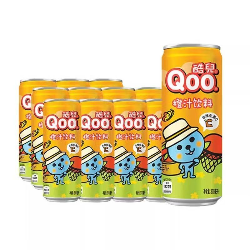 QOO酷儿橙汁饮料310ml*24罐装